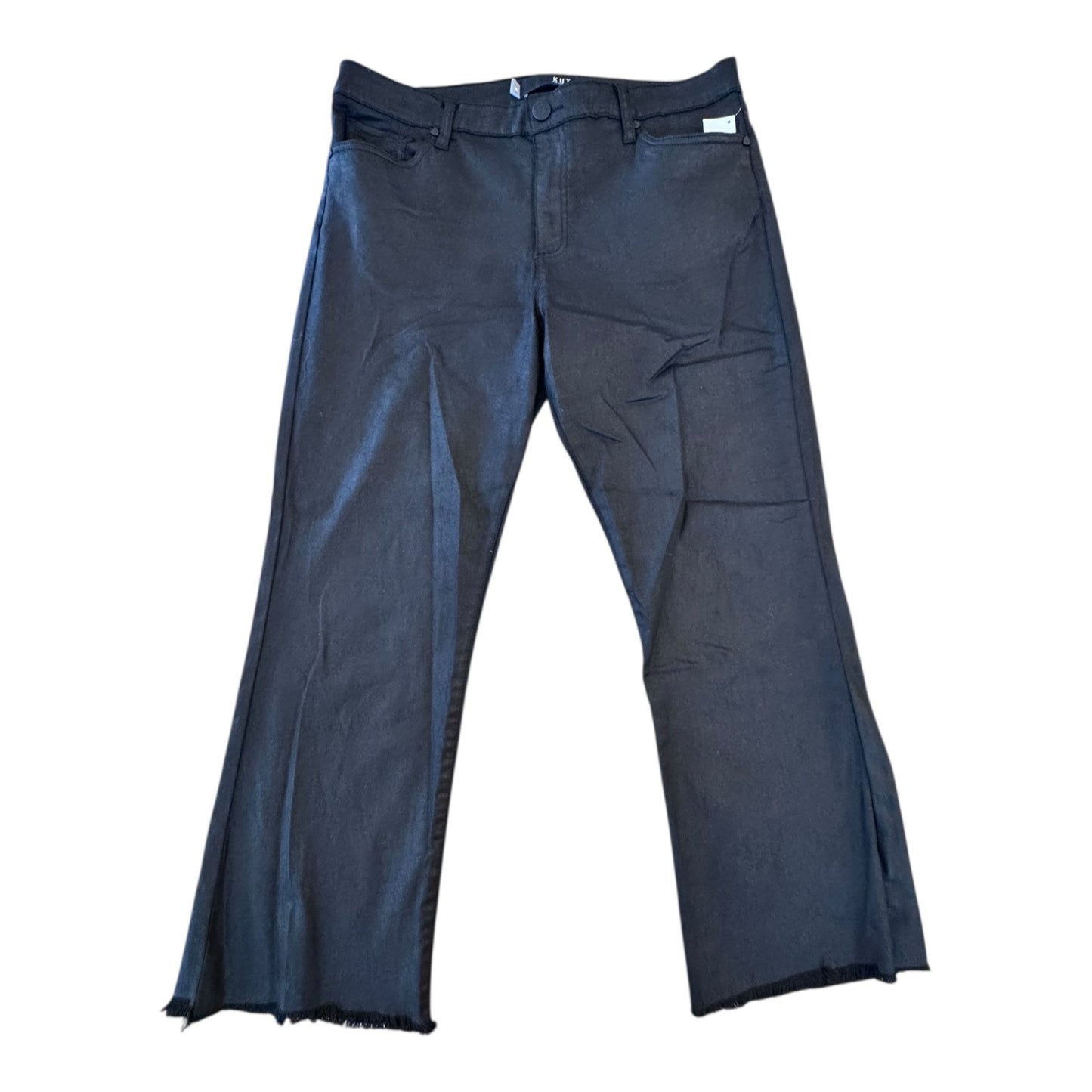 Jeans Cropped By Kut In Black, Size:14