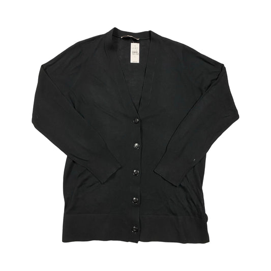 Sweater Cardigan By Loft In Black, Size:L