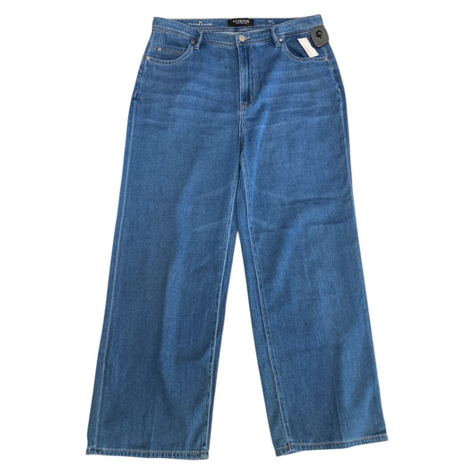 Jeans Straight By Liverpool In Blue, Size:12