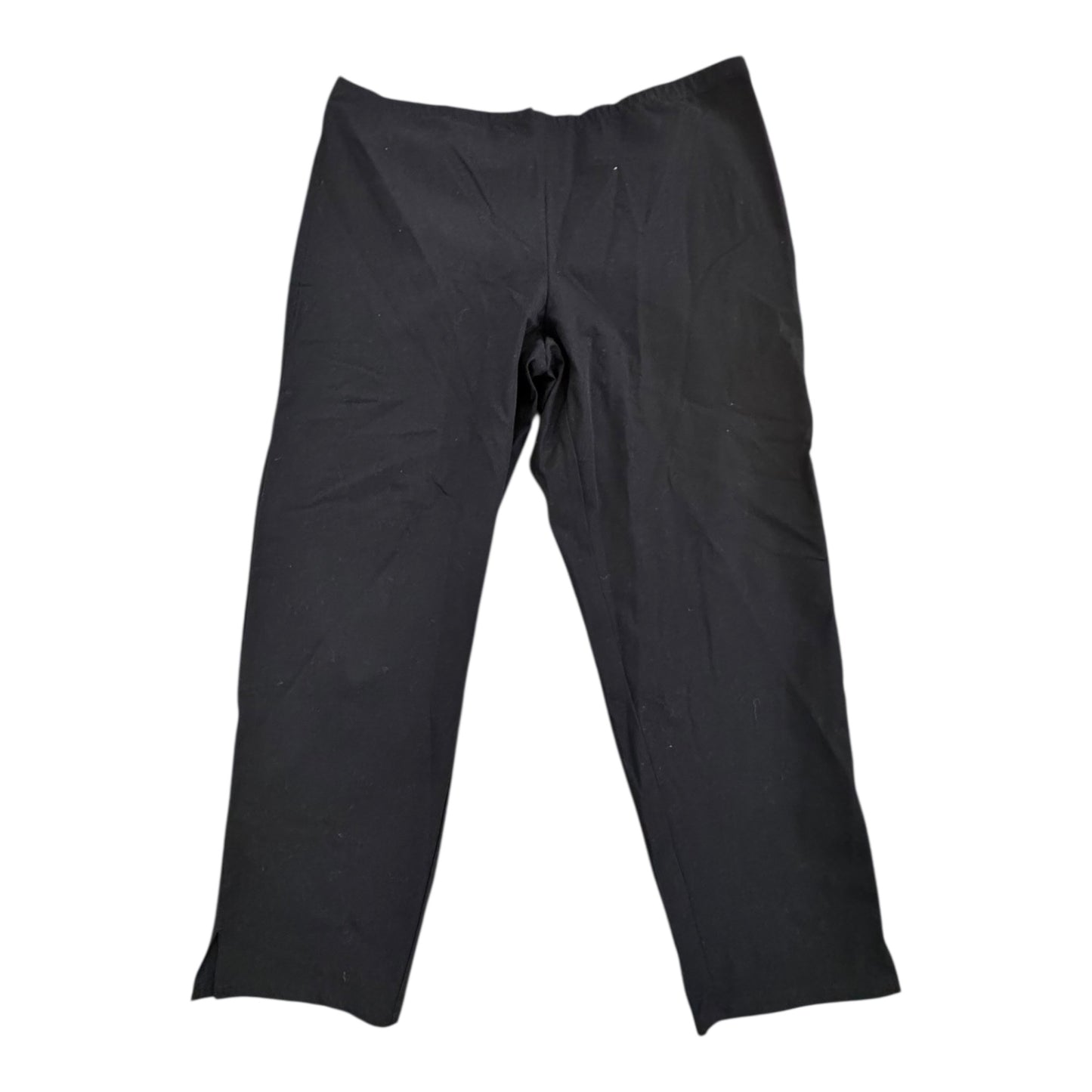 Pants Designer By Eileen Fisher In Black, Size:1X