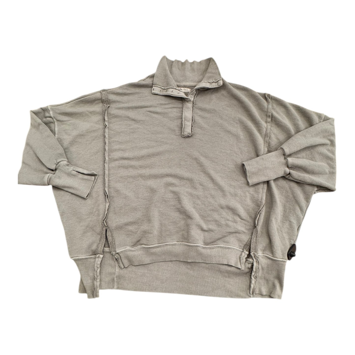 Top Sweatshirt Ls By We The Free In Sage Green, Size:M