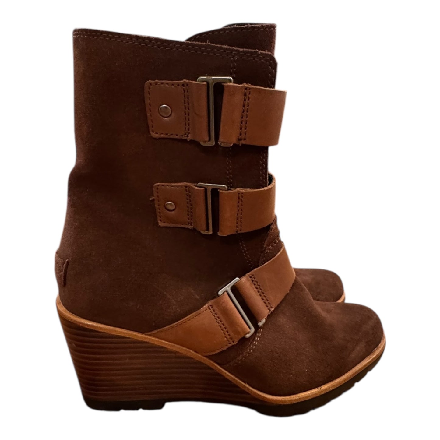 Boots Designer By Sorel In Brown, Size:8