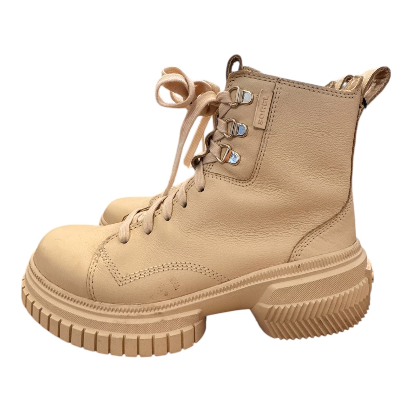 Boots Designer By Sorel In Cream, Size:6.5