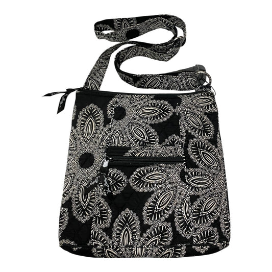 Handbag By Vera Bradley In Black & White, Size:Medium