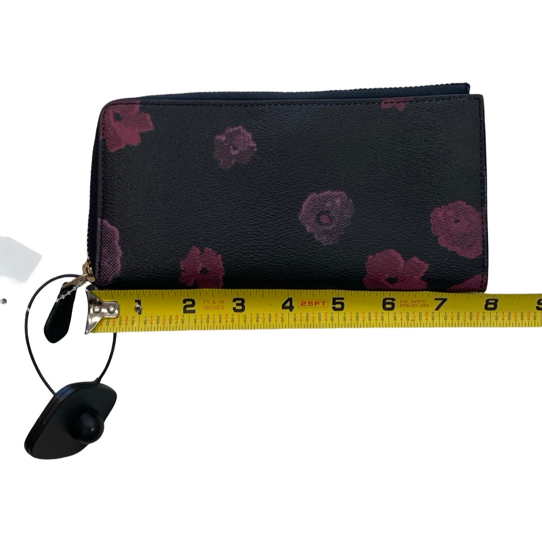 Wallet Designer By Coach In Black, Size:Large