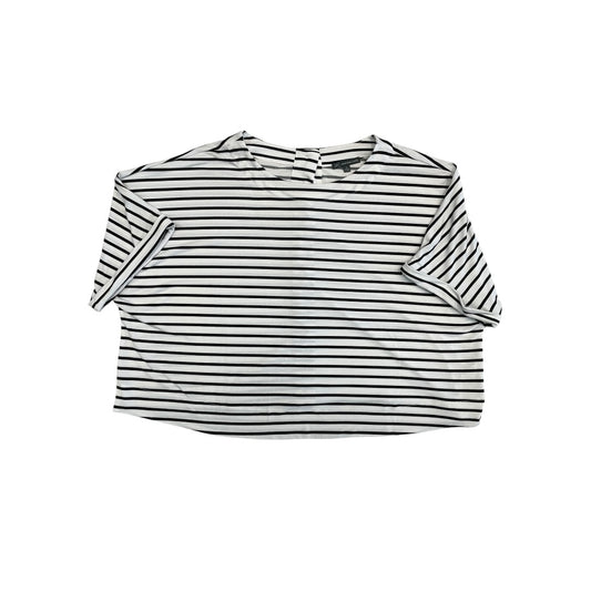 Top Ss By Adrianna Papell In Striped Pattern, Size:Xl