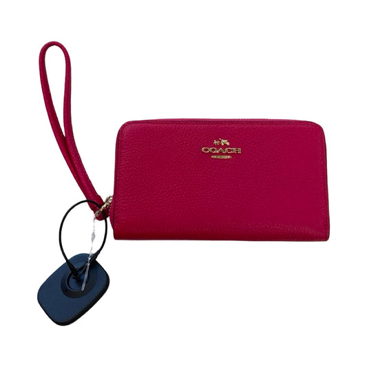 Wallet Designer By Coach In Pink, Size:Small
