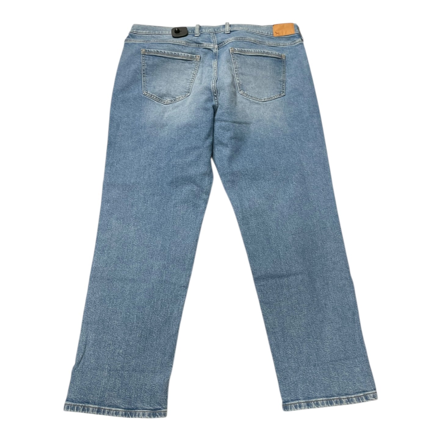 Jeans Cropped By Eddie Bauer In Blue Denim, Size:18