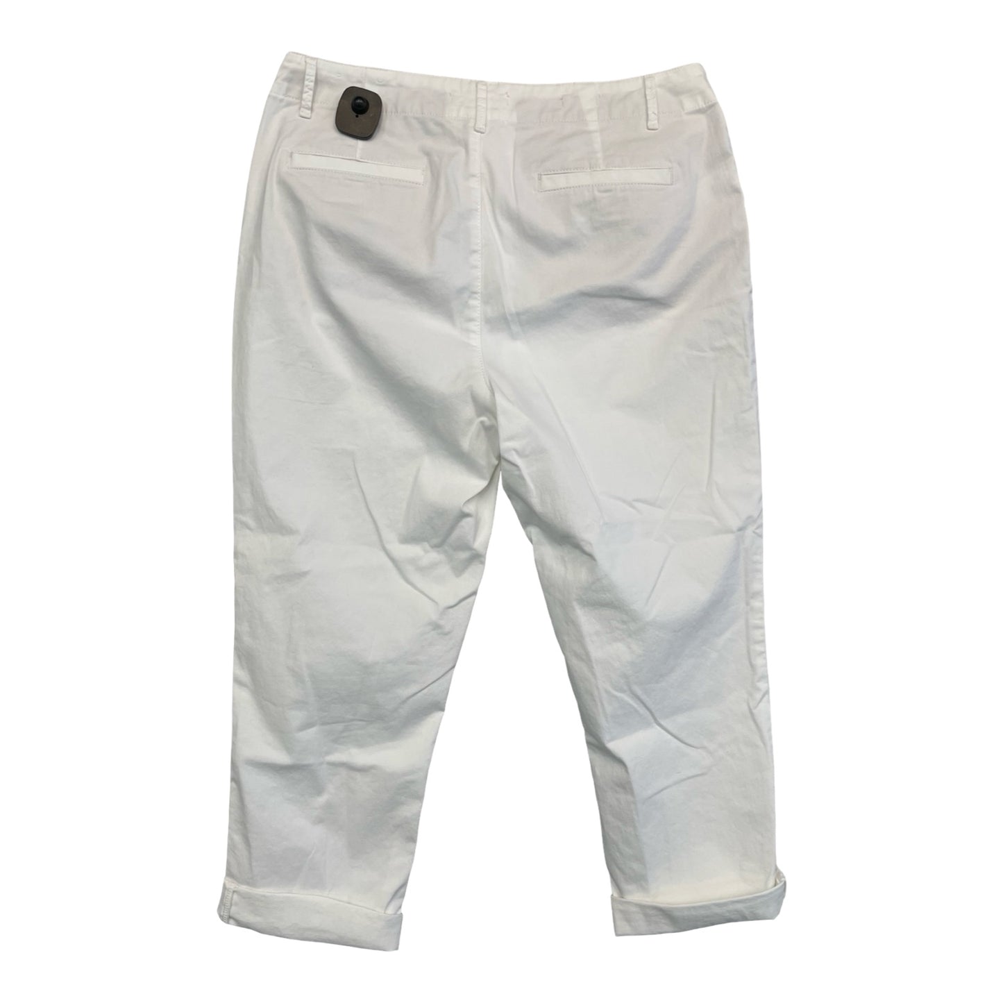 Pants Cropped By Loft In White, Size:12