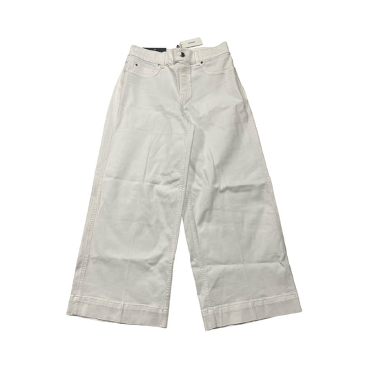 Jeans Wide Leg By Spanx In White Denim, Size:M