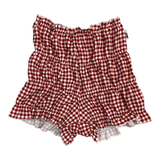 Shorts By Cmc In Red & White, Size:M