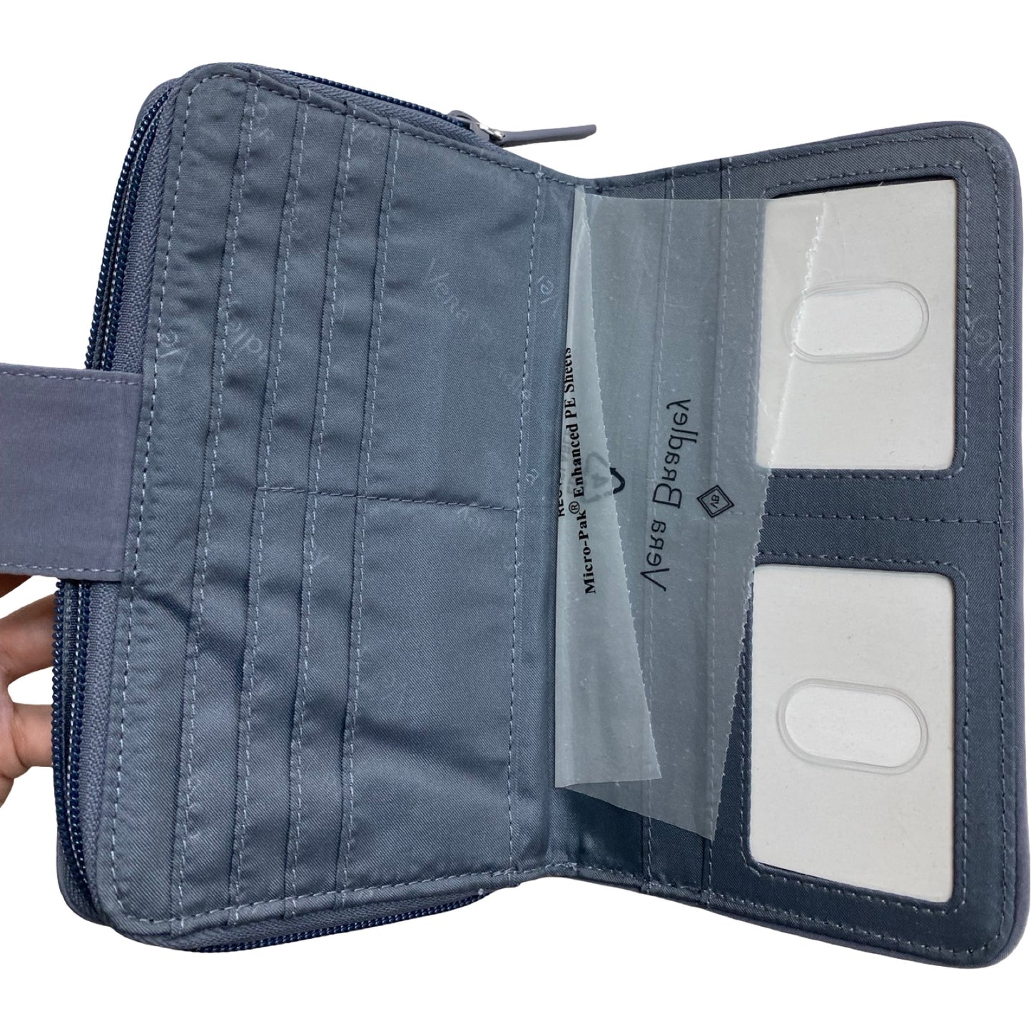 Wallet By Vera Bradley In Grey, Size:Medium