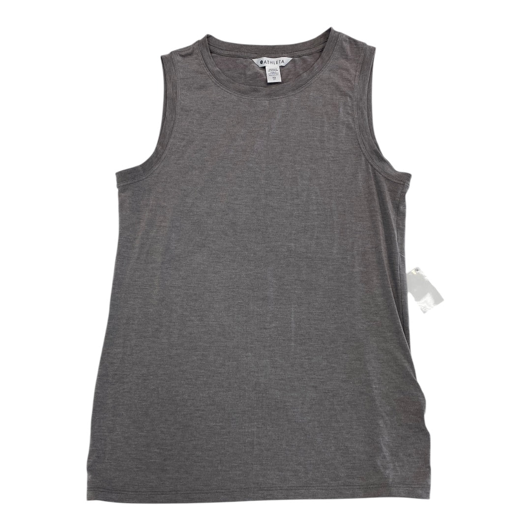 Athletic Tank Top By Athleta In Grey, Size:Xs
