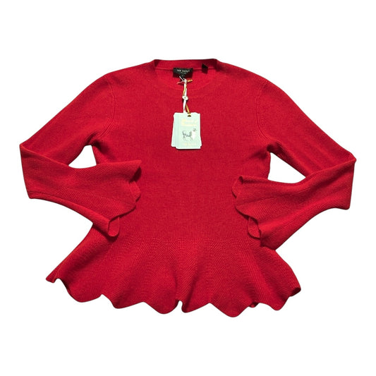 Sweater Designer By Ted Baker In Red, Size:Xs