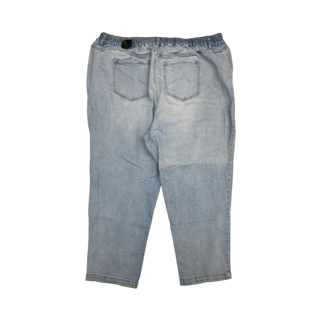 Jeans Straight By Lane Bryant In Blue Denim, Size:24