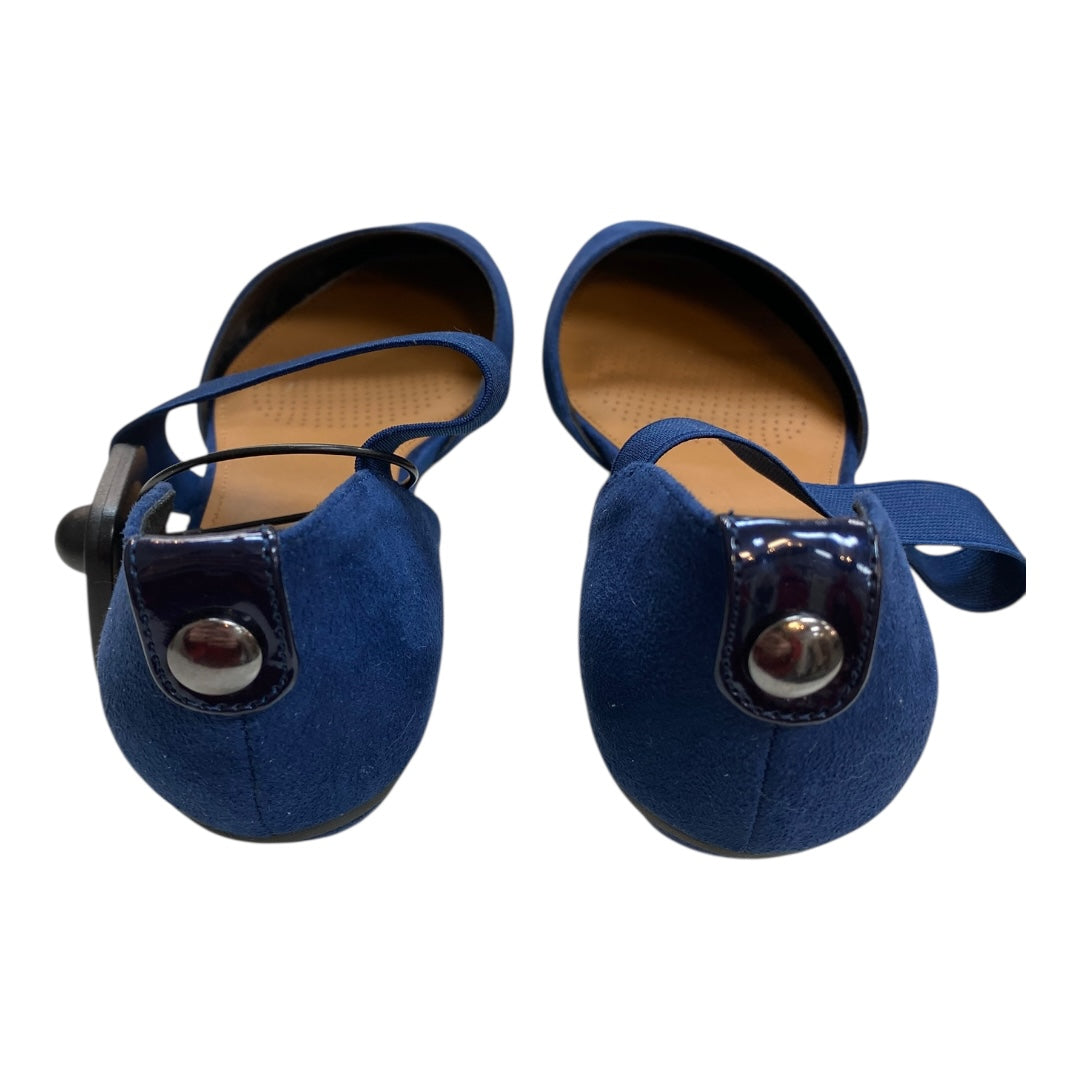 Shoes Heels Block By Comfortview In Blue, Size:8