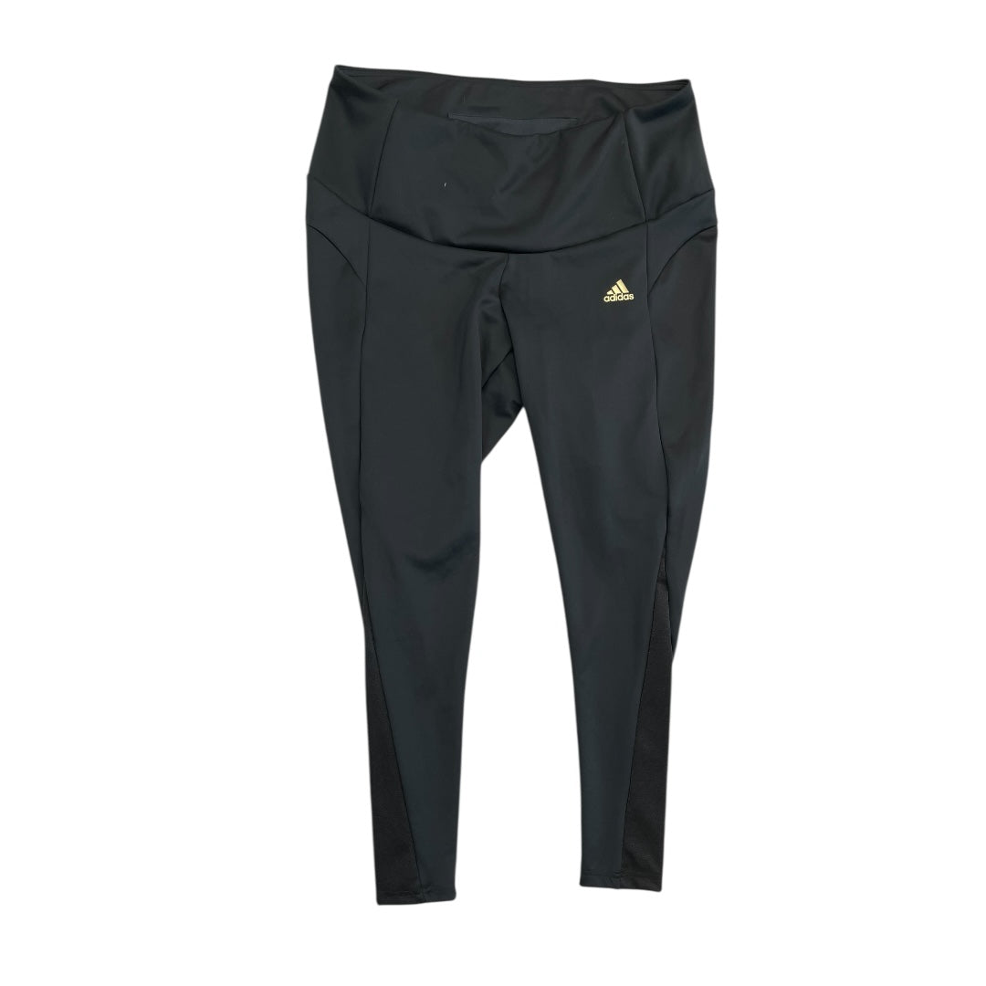 Athletic Leggings By Adidas In Black, Size:2X