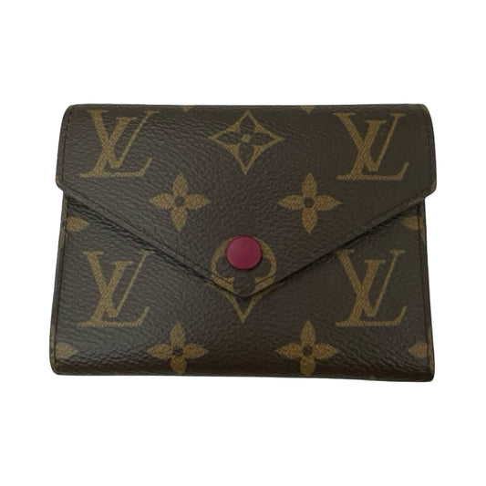 Wallet Luxury Designer By Louis Vuitton In Brown & Purple, Size:Medium