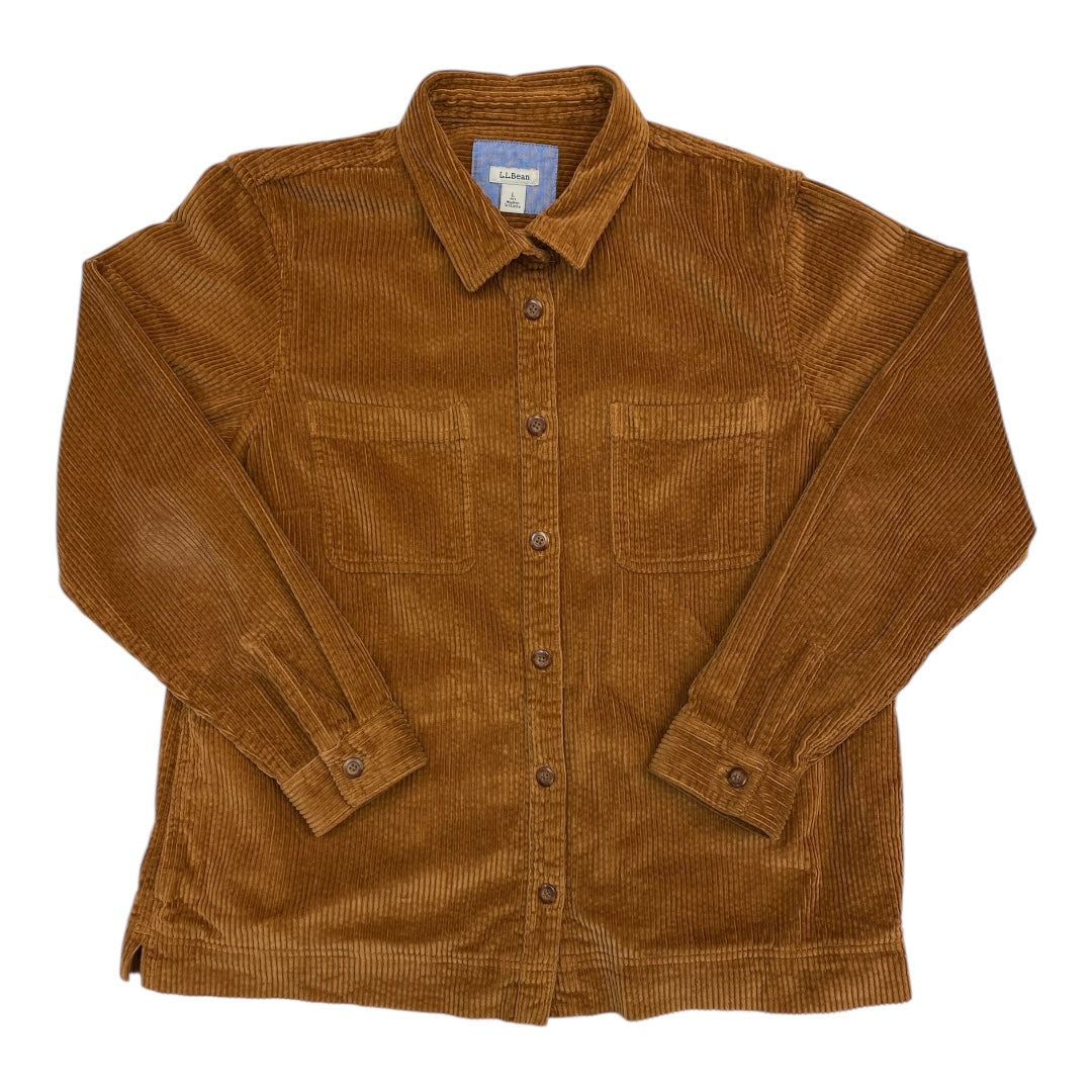 Jacket Other By L.L. Bean In Brown, Size:22Womens