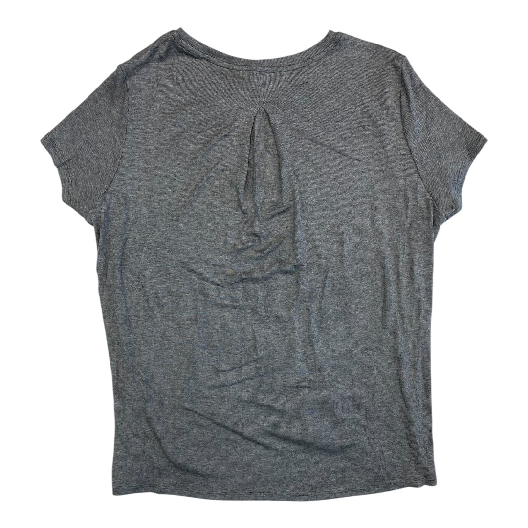 Athletic Top Ss By Athleta In Grey, Size:S