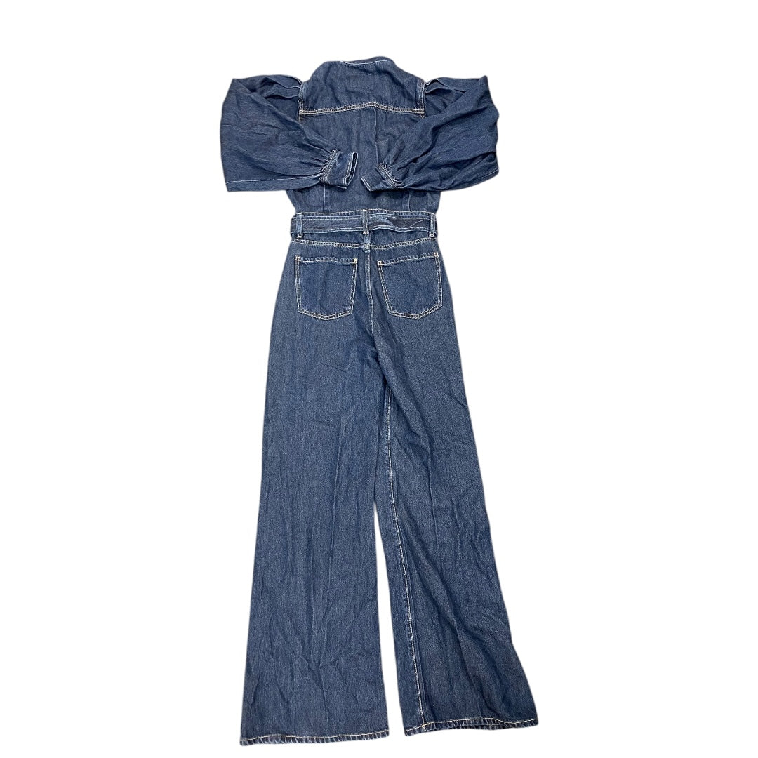 Jumpsuit By 7 For All Mankind In Blue Denim, Size:S