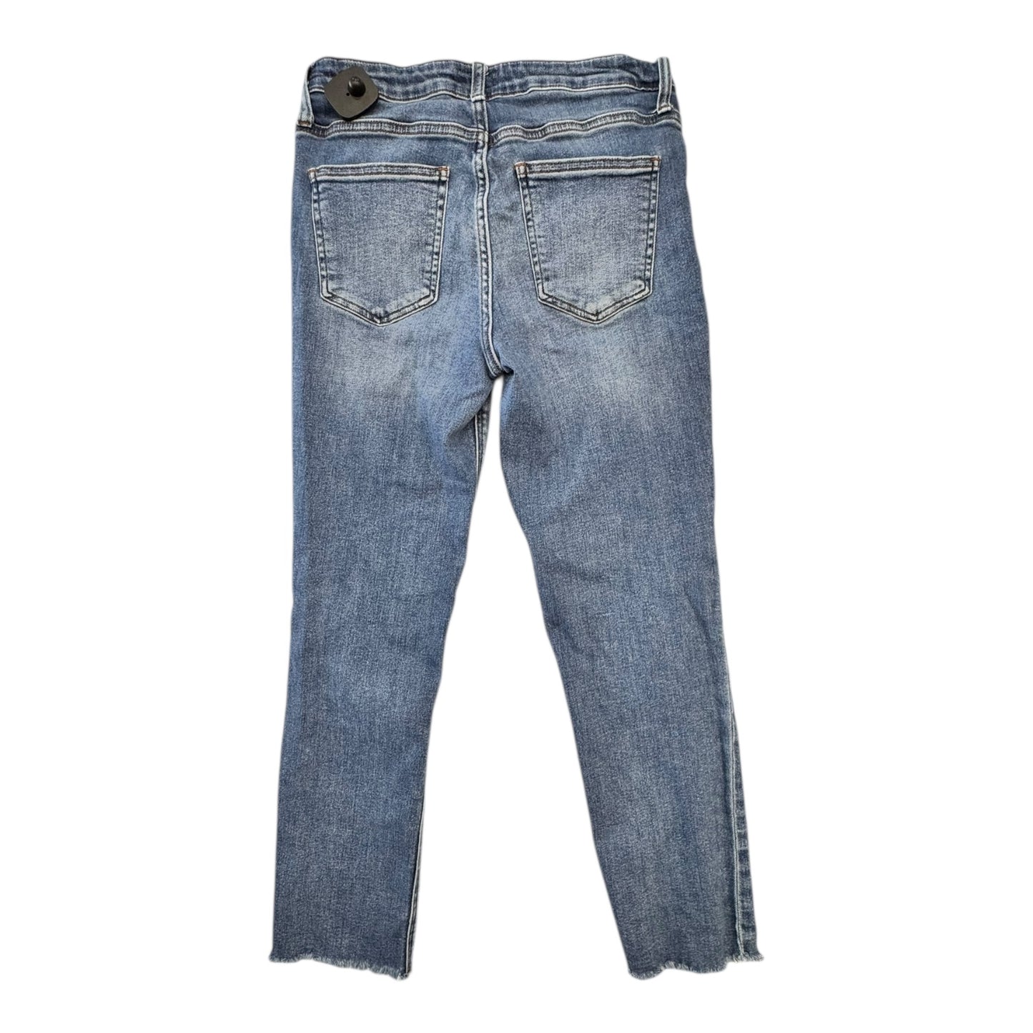 Jeans Straight By Kut In Blue Denim, Size:8