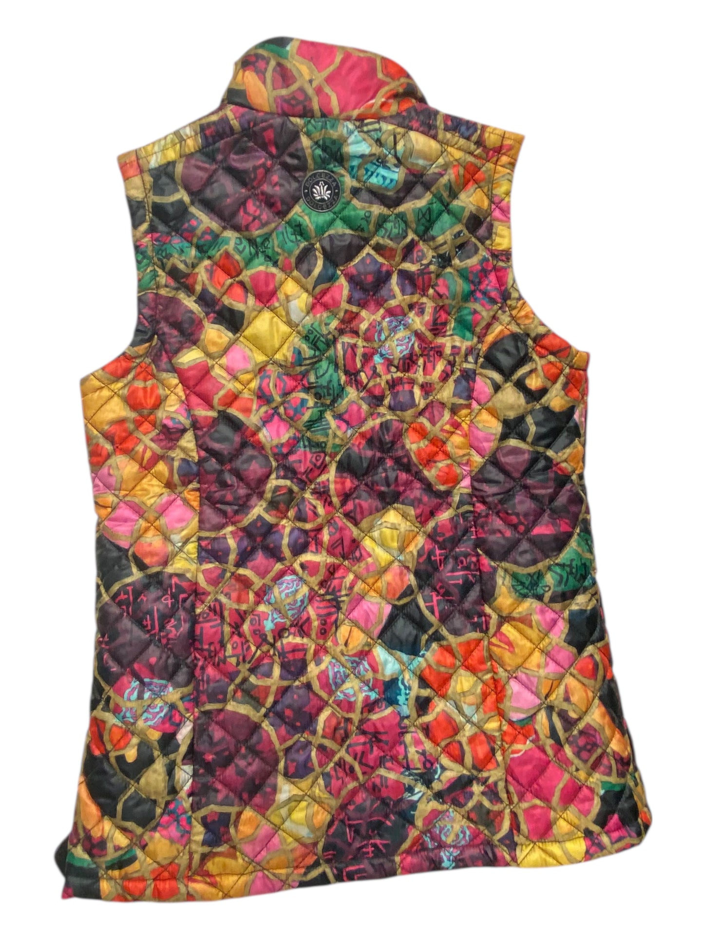 Vest Puffer & Quilted By Simply Art By Dolcezza In Multi, Size:S