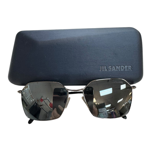 Sunglasses Designer By JIL SANDER In Silver