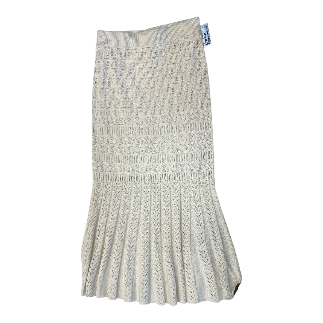 Skirt Maxi By Z Supply In Cream, Size:S