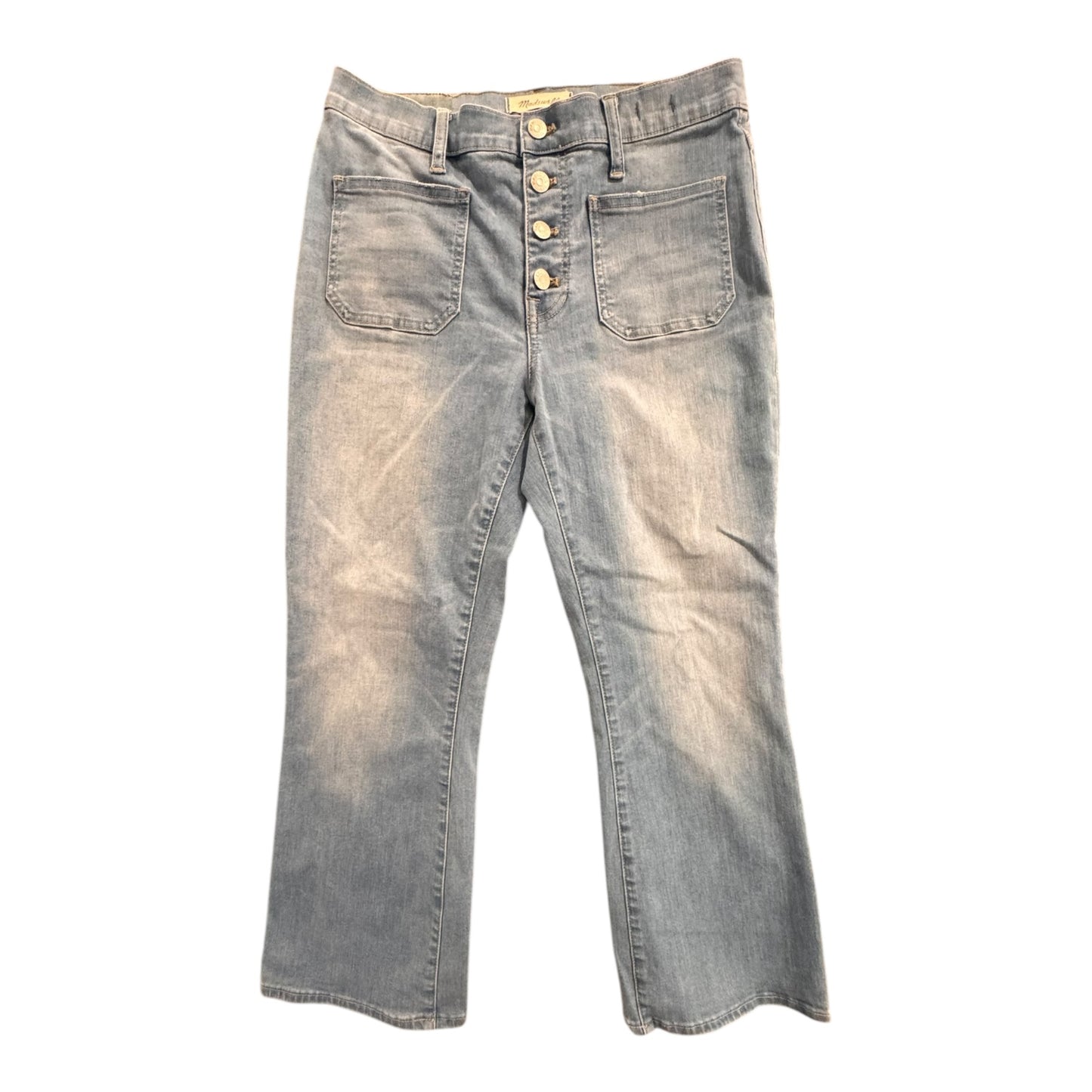 Jeans Boot Cut By Madewell In Blue Denim, Size:8