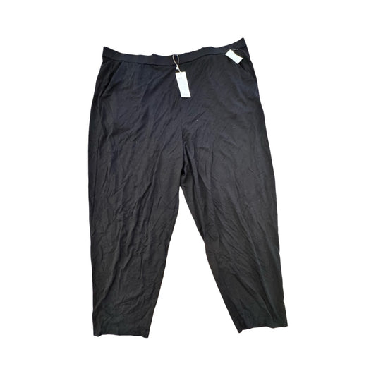 Pants Designer By Eileen Fisher In Black, Size:3X