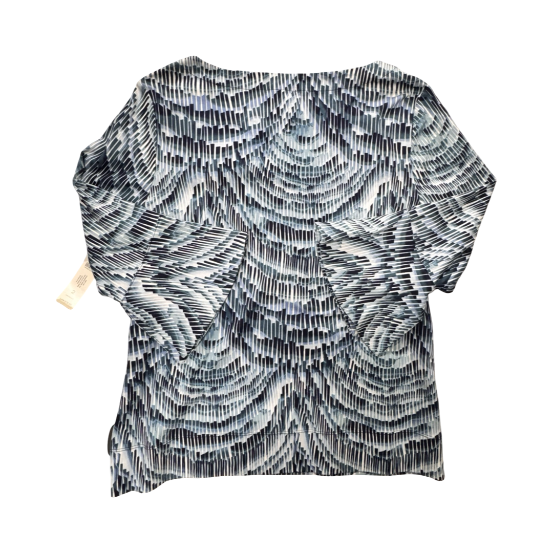 Top 3/4 Sleeve By Chicos In Multi, Size:L