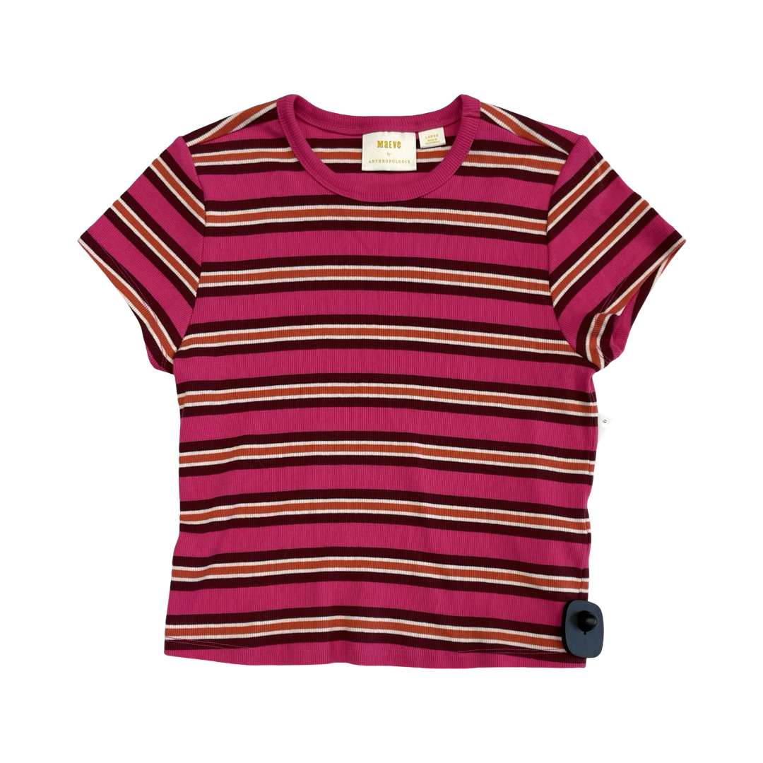 Top Ss By Maeve In Striped Pattern, Size:L