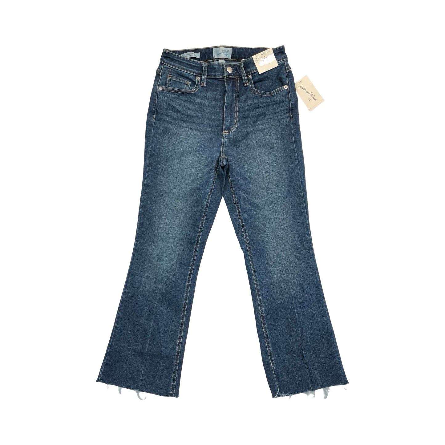 Jeans Straight By Universal Thread In Blue Denim, Size:8