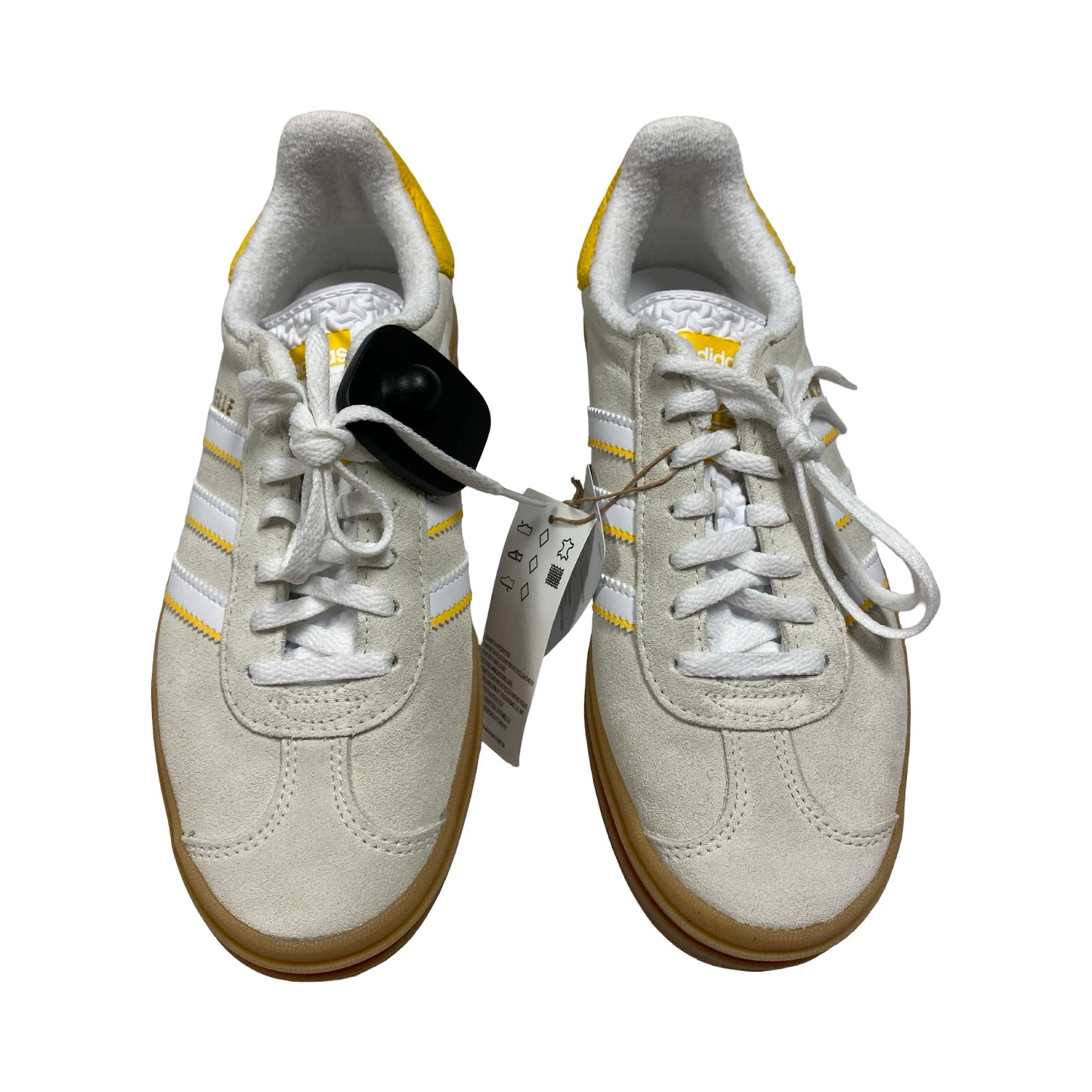 Shoes Sneakers Platform By Adidas In Tan & Yellow, Size:7