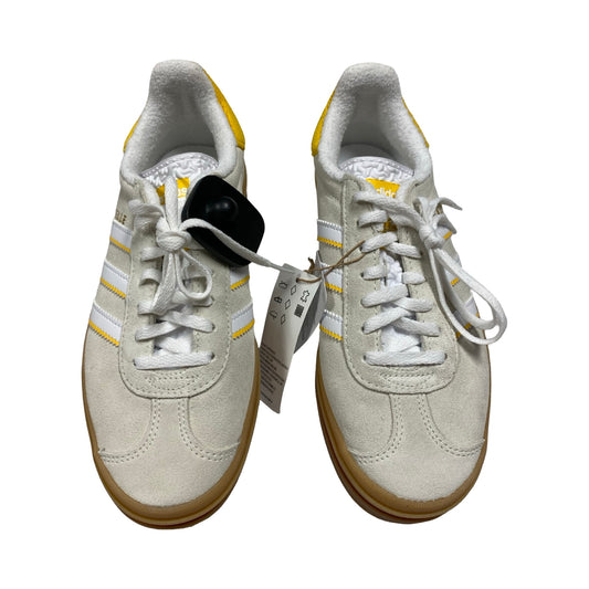 Shoes Sneakers Platform By Adidas In Tan & Yellow, Size:7