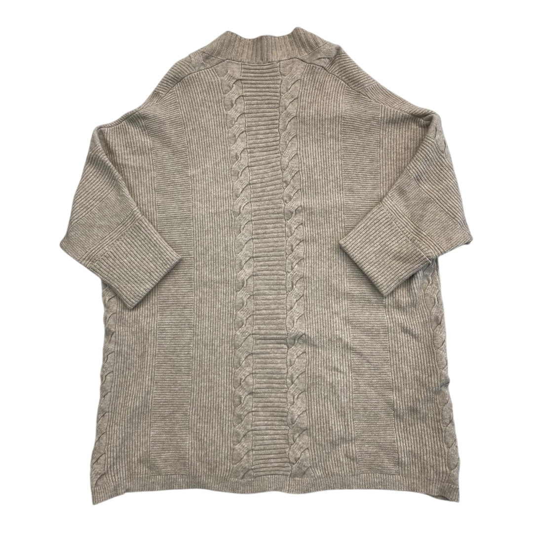 Sweater Cardigan By Sisters In Taupe, Size:S