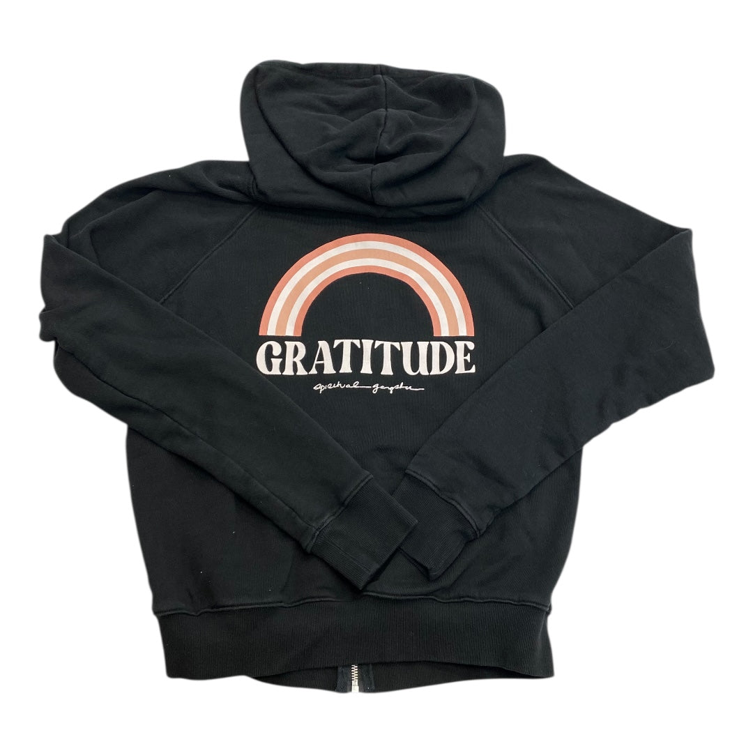 Sweatshirt Hoodie By Spiritual Gangster In Black, Size:S
