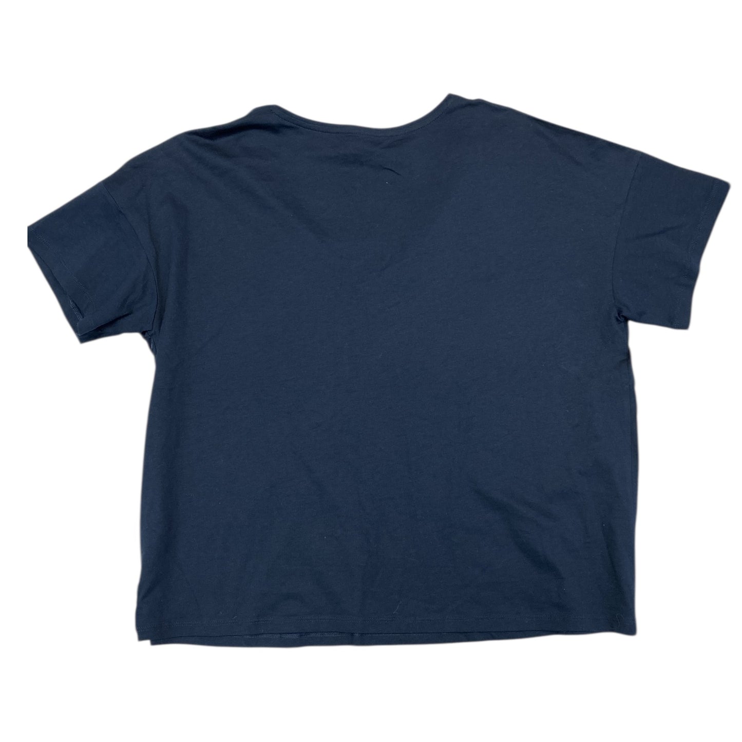 Top Ss Basic By Banana Republic In Navy, Size:L