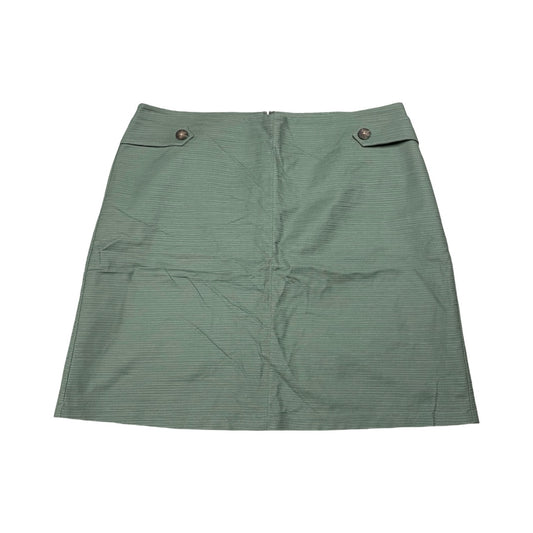 Skirt Mini & Short By Ann Taylor In Green, Size:14