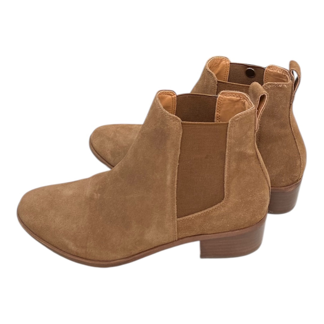 Boots Ankle Heels By Steve Madden In Brown, Size:8.5