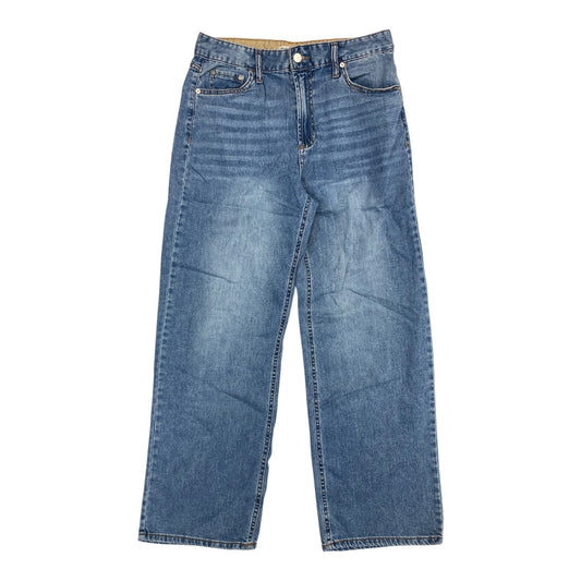 Jeans Wide Leg By Oat In Blue, Size:8