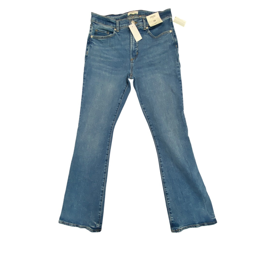 Jeans Flared By Cmc In Blue Denim, Size:6