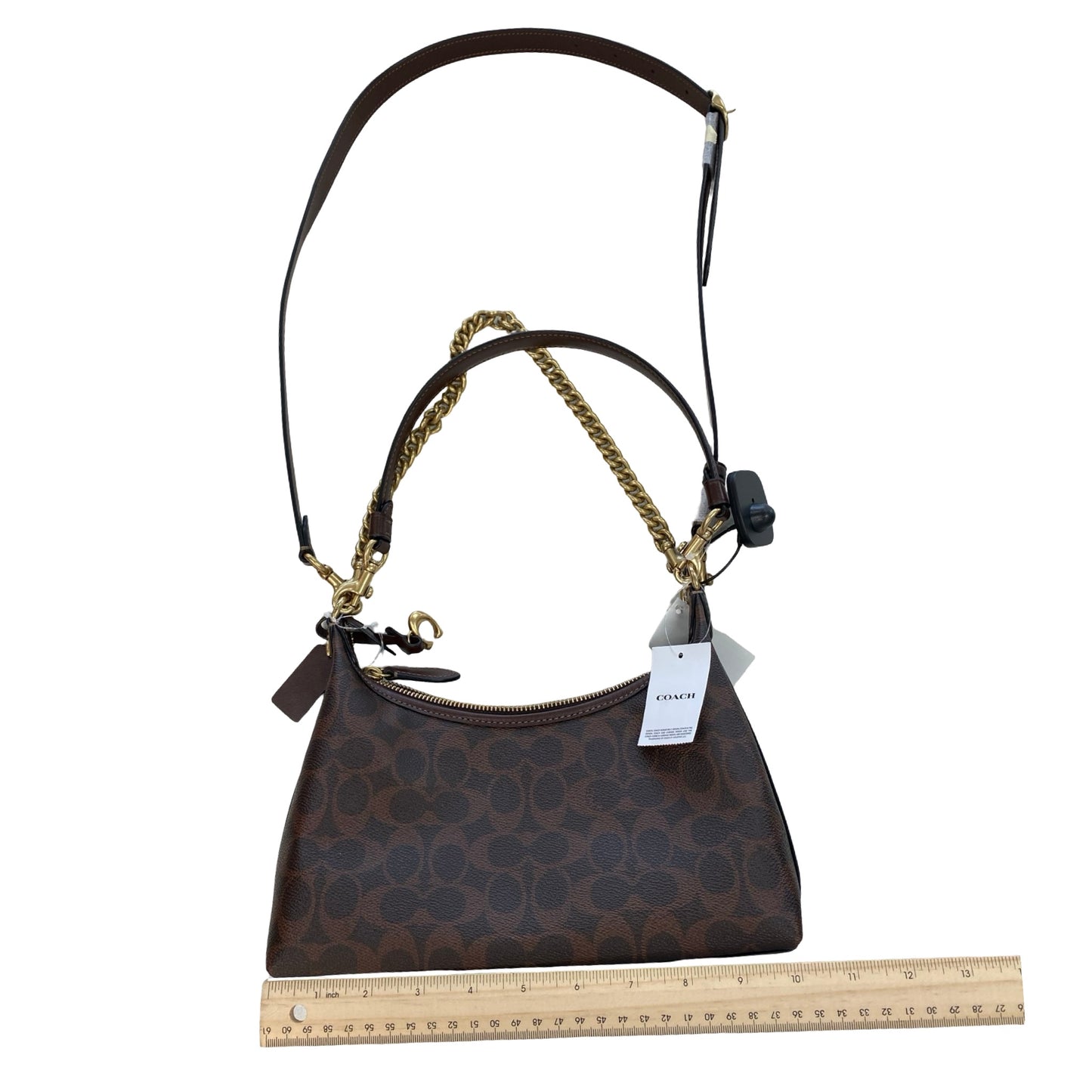 Handbag Designer By Coach In Brown, Size:Medium