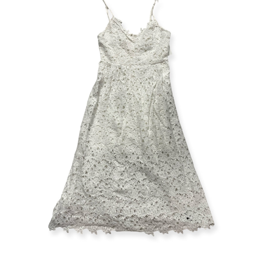 Dress Casual Maxi By Astr In White, Size:M