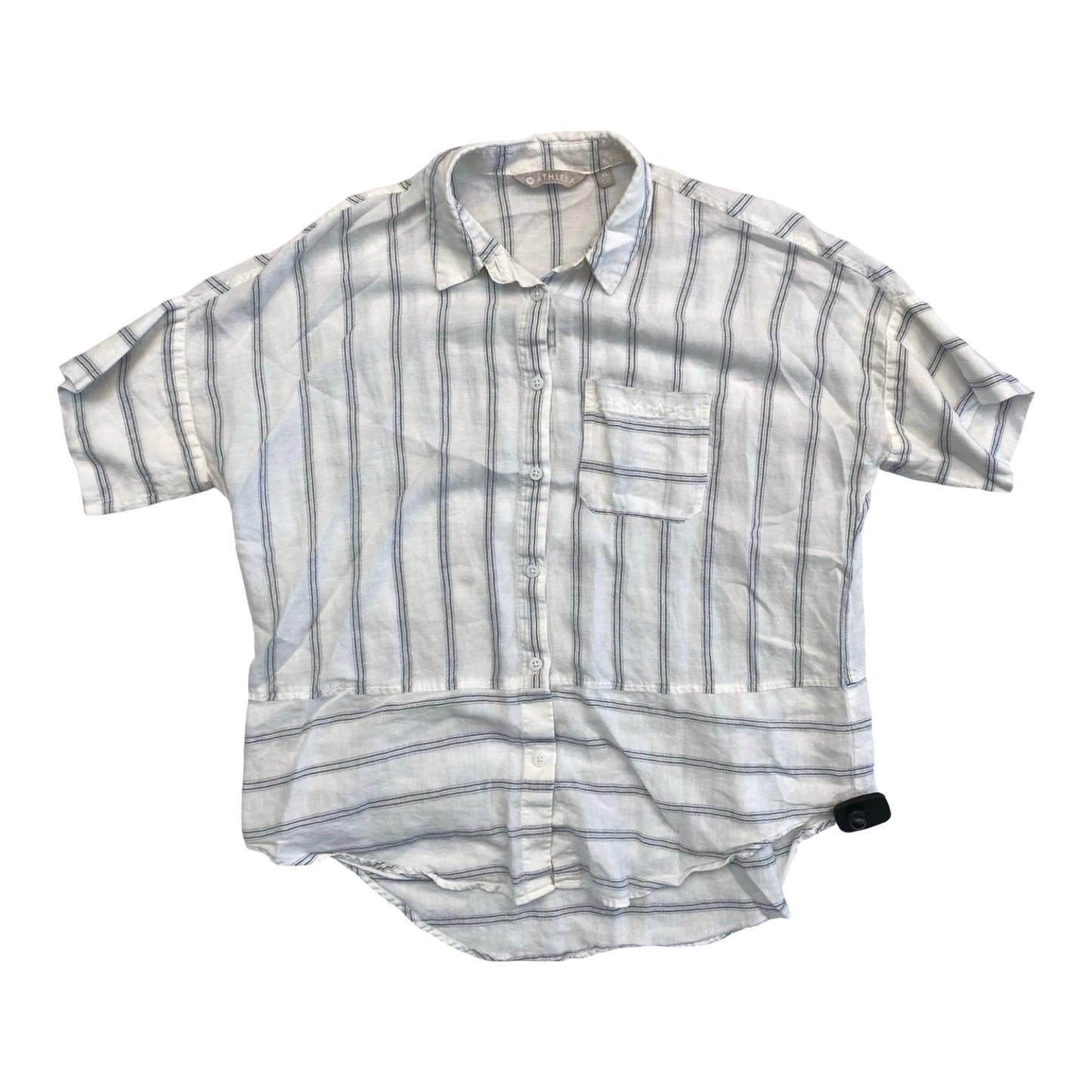 Top Ss By Athleta In Blue & White, Size:Xs