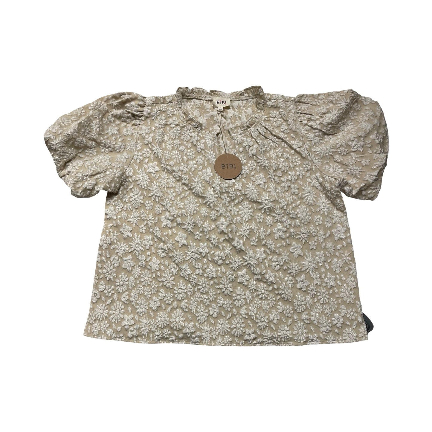 Top Ss By Bibi In Cream, Size:Xl