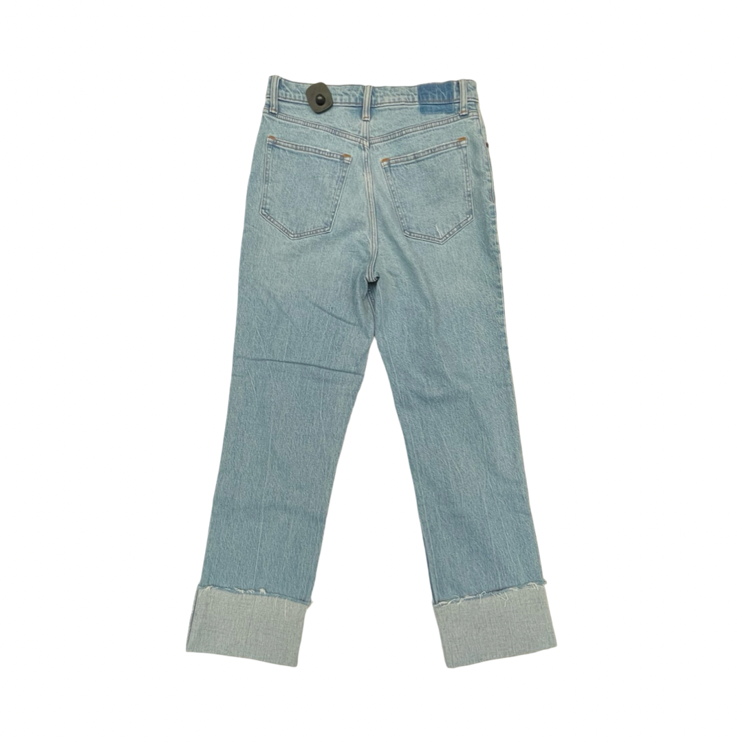 Jeans Straight By Abercrombie And Fitch In Blue Denim, Size:8
