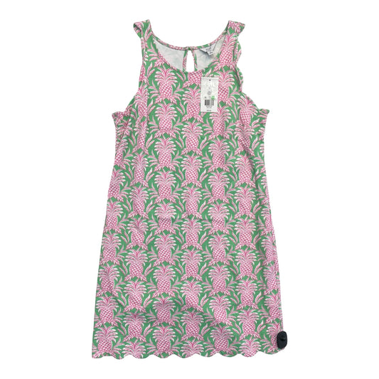 Dress Casual Midi By Crown And Ivy In Green & Pink, Size:L