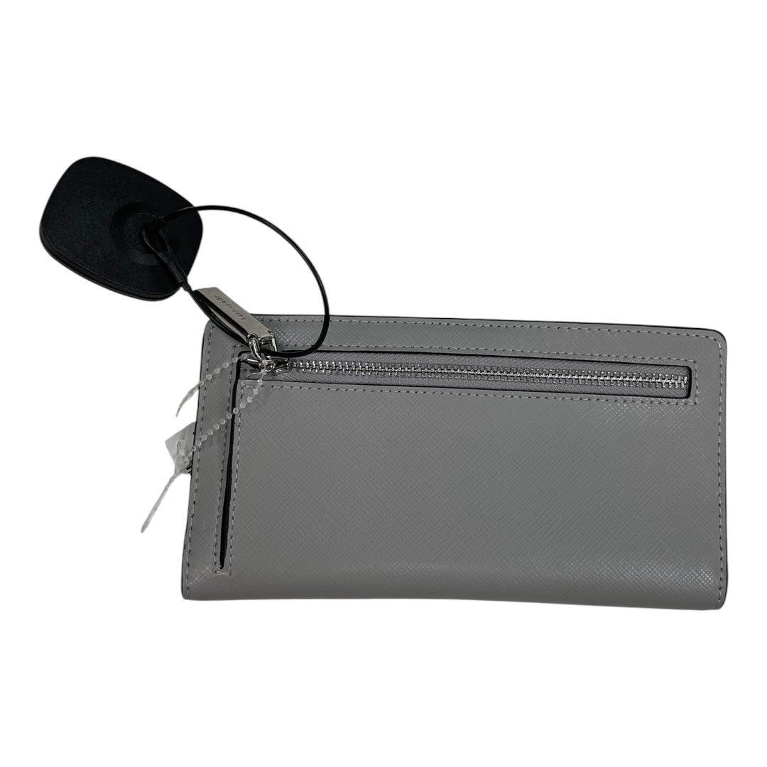 Wallet Designer By Kate Spade In Grey & White, Size:Medium